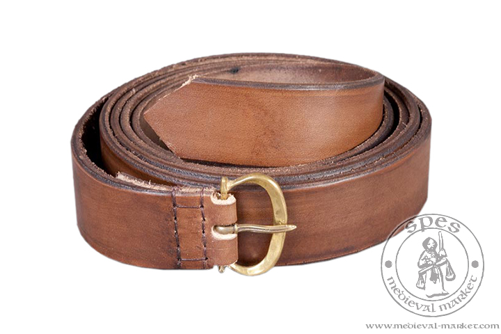 G1 1 1/2" Wide Two Colours Larp Genuine Hide Leather Belt mens ladies Grained 