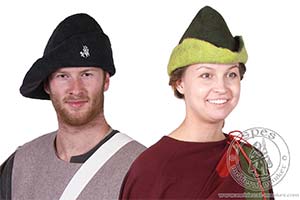 medieval headwear - Medieval Market, Medieval felt hat \'Pilgrim\'