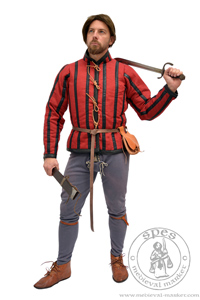 Arming_Garments,Gambesons - Medieval Market, Men\'s red doublet