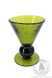 Kitchen accessories - Medieval Market, This model is made from a green glass.