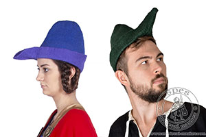 medieval headwear - Medieval Market, Robin Hood medieval felt hat 