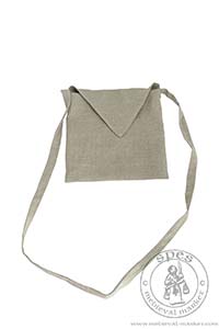 - Medieval Market, Square bag made of 100% linen