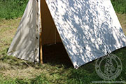 Cotton soldier triangle tent - Medieval Market, made of impregnated material