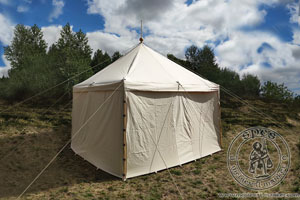 Cotton Medieval Tents - Medieval Market, of 3,5 m x 3,5 m size
