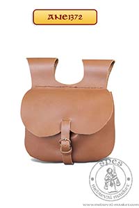  - Medieval Market, Medieval leather belt pouch 