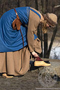 Viking boots for women - Medieval Market, leather shoes below the ankle