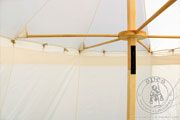 Umbrella tent with two poles (6 x 3 m) - cotton - Medieval Market, \