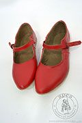 Niskie buty redniowieczne damskie z klamrami - mag - Medieval Market, 