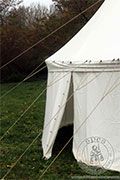 Umbrella tent with two poles (7 x 4 m) - cotton - Medieval Market, Umbrella tent with two poles 7x4