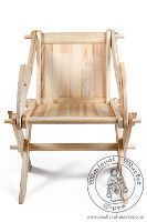 Krzesło z Glastonbury. Medieval Market, chair from glastonbury