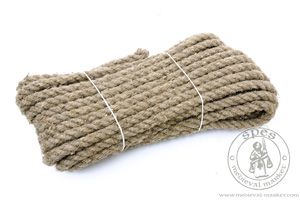 A hemp rope phi 16. Medieval Market, a hamp rope 16mm