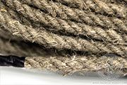 A hemp rope phi 16 - Medieval Market, suitable for a tent
