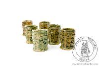  - Medieval Market, a set of clay glasses