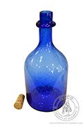 Antonius bottle - blue - Medieval Market, equipped with a cork