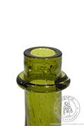 Antonius bottle - olive green - Medieval Market, has a narrow neck, finished softly