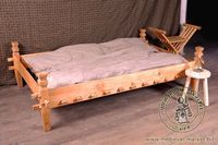 Łóżko podwójne z siennikiem - wynajem. Medieval Market, Bed_type_1_new