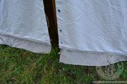 Camp tent - cotton - Medieval Market, Closure of the camp tent