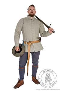 Arming - Medieval Market, Men in medieval aketon