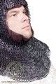 Chainmail Coif (triangular rivets) - Medieval Market, Chainmail coif