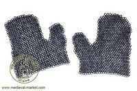 Chainmail hands - pair (round rivets). Medieval Market, Chainmail hands