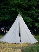 Linen Medieval Tents - Medieval Market, Cone type 2