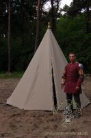 linen tents - Medieval Market, cone type 6