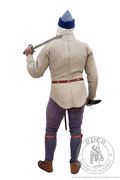 Dutch gambeson - Medieval Market, Back of gambeson with cutouts on the sides