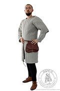 Early gambeson with short sleeves - Medieval Market, Man in early quilted armour 