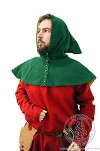  - Medieval Market, Woolen hood based on the early medieval period