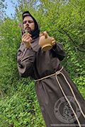 Franciscan habit - Medieval Market, a characteristic outer garment of a monk