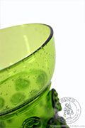 Fructus glass - green - Medieval Market, Dedicated for cold drinks, like wine, water, juice