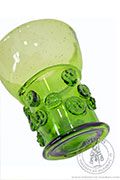 Fructus glass - green - Medieval Market, t’s foot is round and finished smoothly