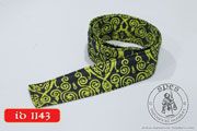 Patterned suspender belt - stock - Medieval Market, Linen hose belt