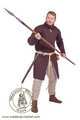 A gambeson type 5 (quilted straight) - stock - Medieval Market, Gambeson type 5 quilted straight
