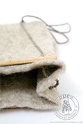 A hand felted bag type 1 - Medieval Market, hand felted bag