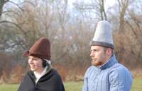 Nakrycia gďż˝ďż˝owy - Medieval Market, Hand felted hats