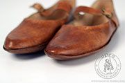 Niskie buty średniowieczne ręcznie szyte - mag - Medieval Market, 