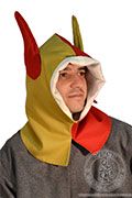 Kaptur błazna ośle uszy - Medieval Market, This type of hood works best with fitted outfits