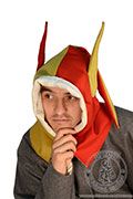 Jester's hood - Ass's ears - Medieval Market, It has a linen, pleasant to the touch lining