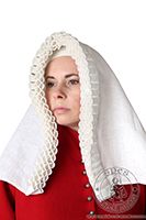 Nakrycia głowy - Medieval Market, Kruseler - Medieval headwear for women
