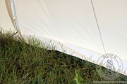 Large Umbrella tent with two poles (8.5 x 4 m) - cotton - Medieval Market, tent  should be used occasionally