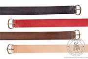 Gładki pas średniowieczny - Medieval Market, leather belt