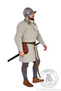 Long medieval padded armor of Paris - Medieval Market, Side of long gambeson