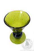 Lucia glass - green - Medieval Market,  is inspired by the 16th and 17th century funnel-shaped vessels