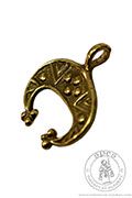 Lunula  - Medieval Market, It works perfectly as an adornment for a Viking reenactor as well as for early medieval reenactor