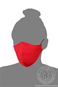 Cotton face mask - Medieval Market,  Cotton face mask Red