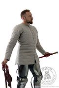 Medieval gambeson Rehoboam - Medieval Market, Medieval armor padding is closed in an overcast lacing method