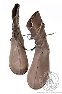medieval shoes - Medieval Market, Men\'s leather shoes are made of natural, elastic, tanned cowhide.