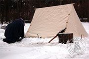 Mini Soldier cotton tent - stock - Medieval Market, mini soldier tent