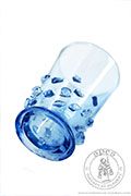 Nuppenbecher glass - blue glass - Medieval Market, characteristic for so called Venetian style